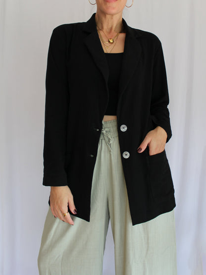 Zuva relaxed blazer (black)