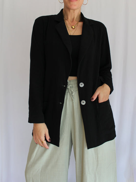 Zuva relaxed blazer (black)