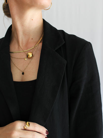 Zuva relaxed blazer (black)