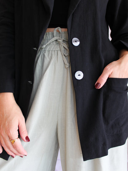 Zuva relaxed blazer (black)