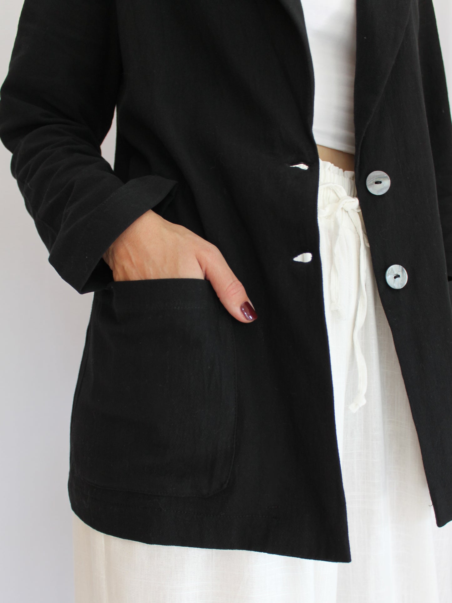 Zuva relaxed blazer (black)