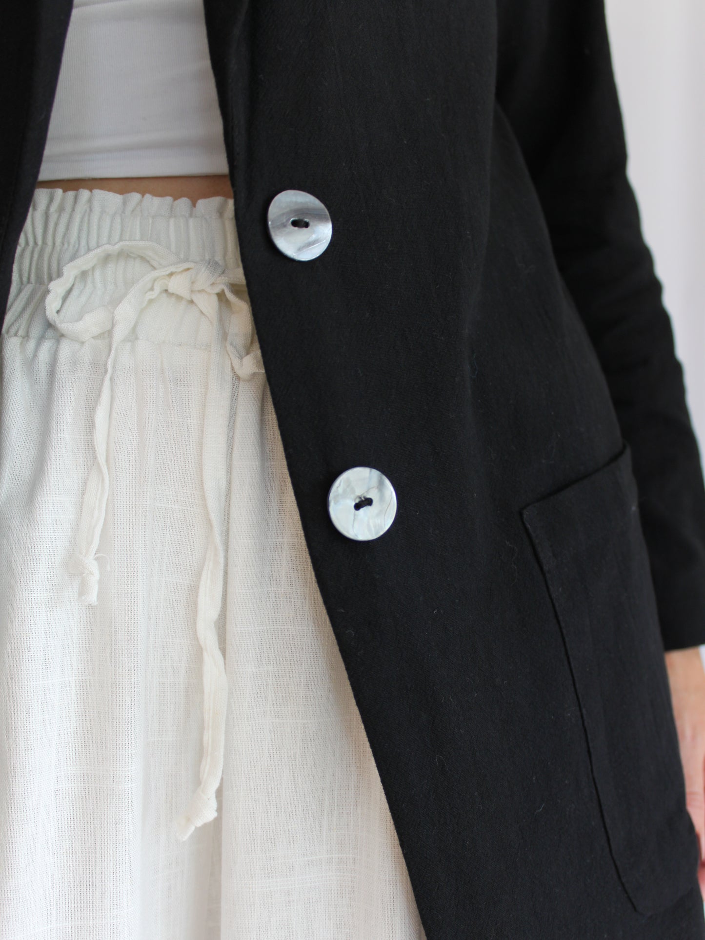 Zuva relaxed blazer (black)