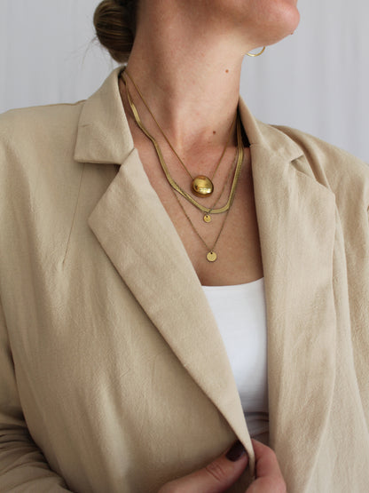Zuva relaxed blazer (latte)