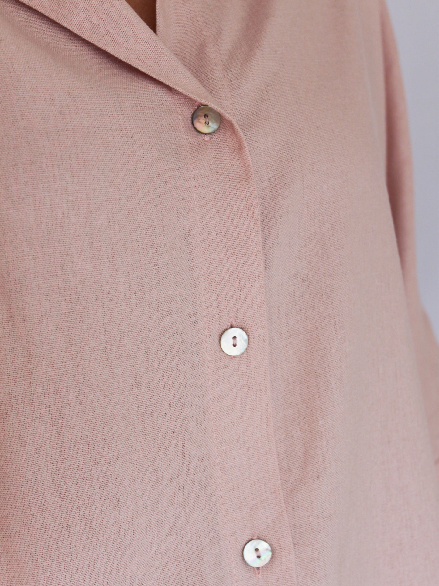 Ropa linen-blend shirt (blush)