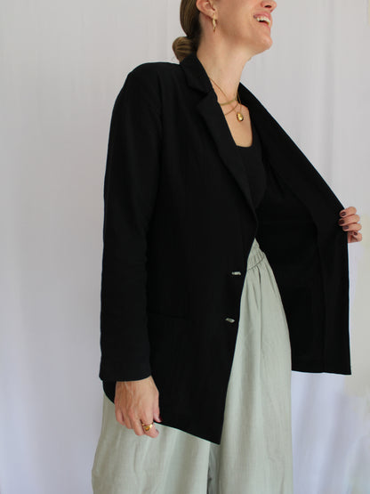 Zuva relaxed blazer (black)